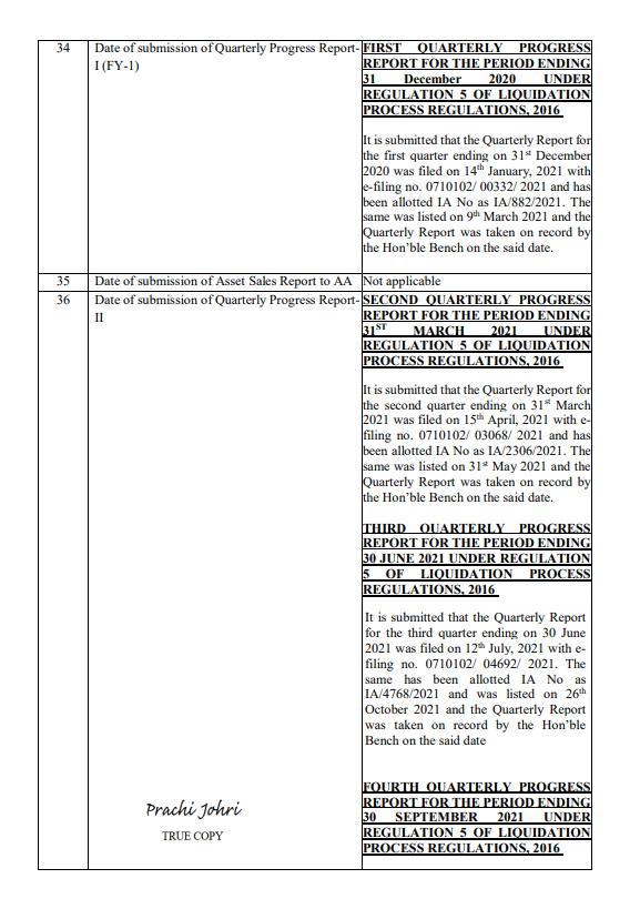 Exhibit reproduced from the original judgment