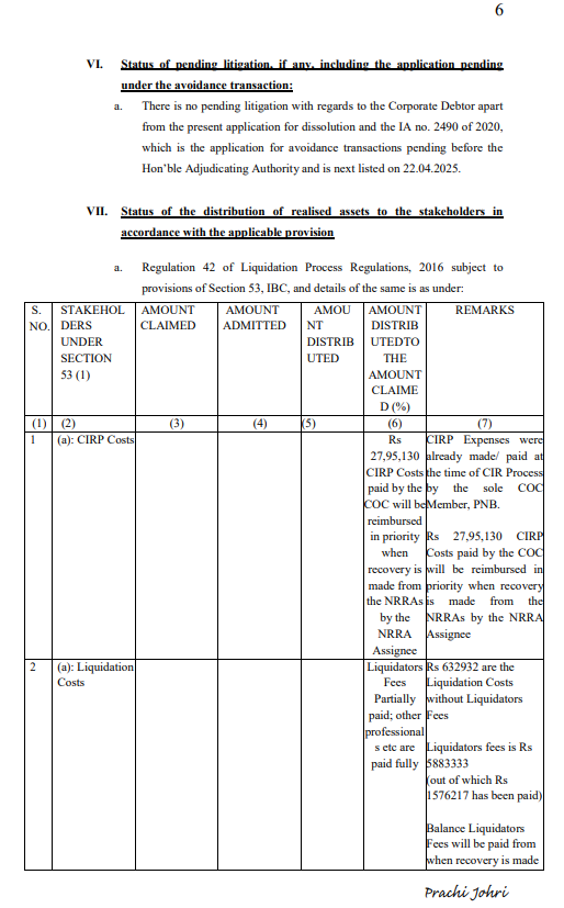 Exhibit reproduced from the original judgment