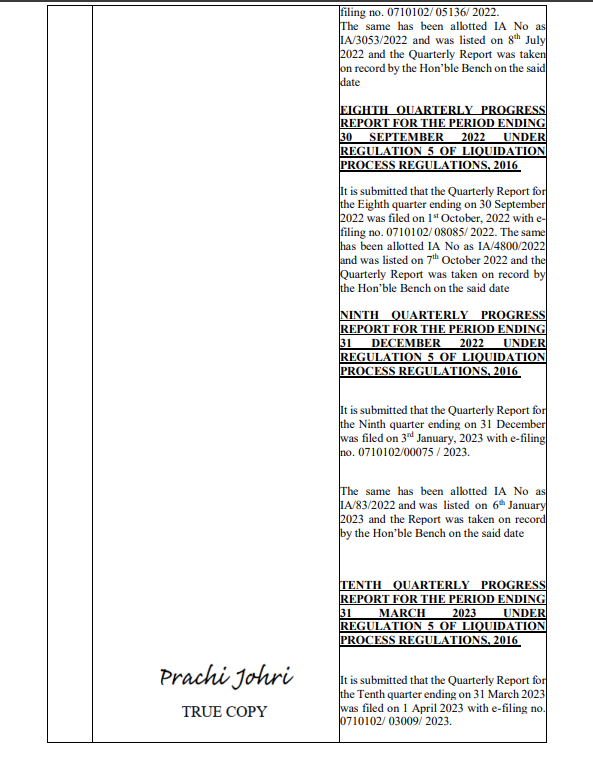 Exhibit reproduced from the original judgment