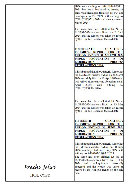 Exhibit reproduced from the original judgment