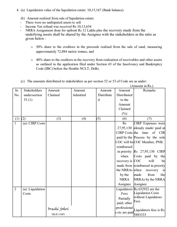 Exhibit reproduced from the original judgment