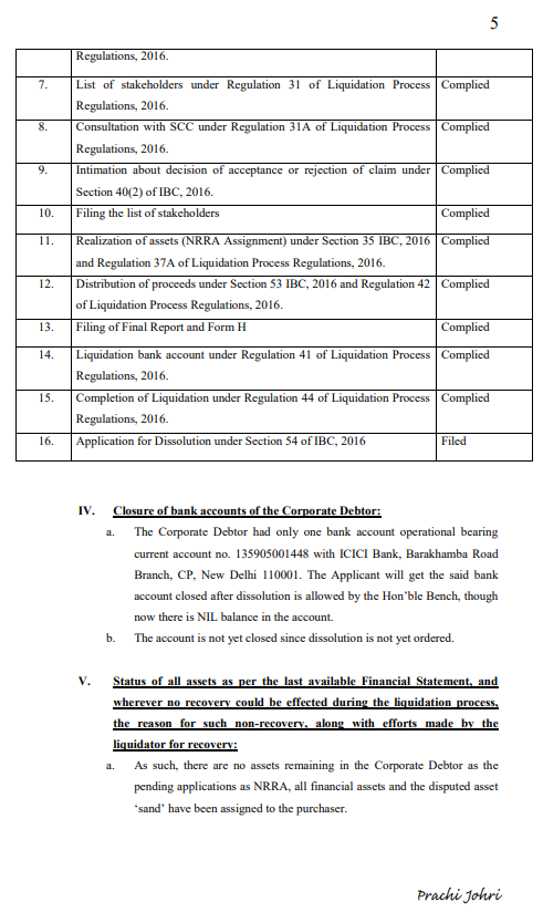 Exhibit reproduced from the original judgment