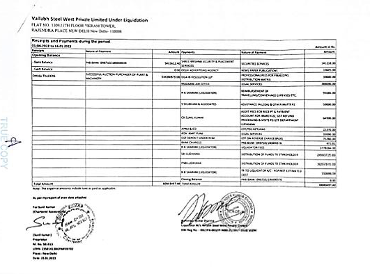Exhibit reproduced from the original judgment