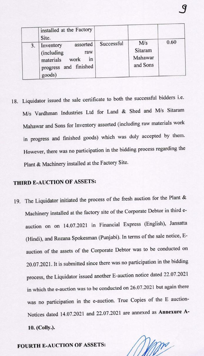 Exhibit reproduced from the original judgment