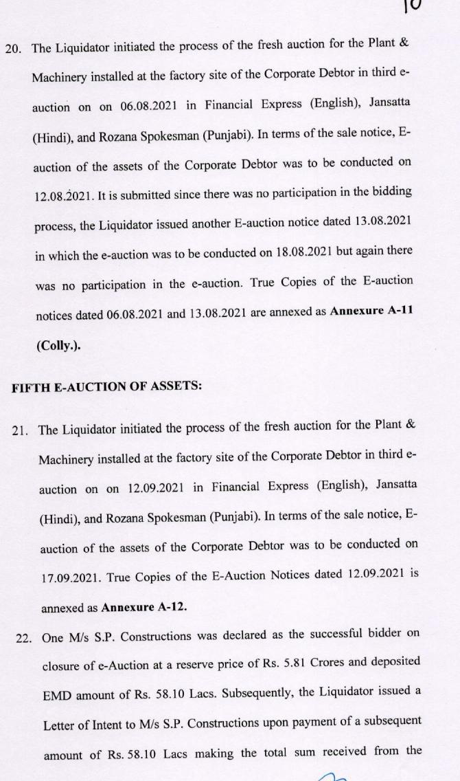 Exhibit reproduced from the original judgment