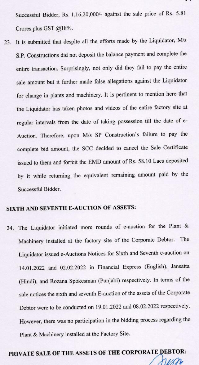 Exhibit reproduced from the original judgment