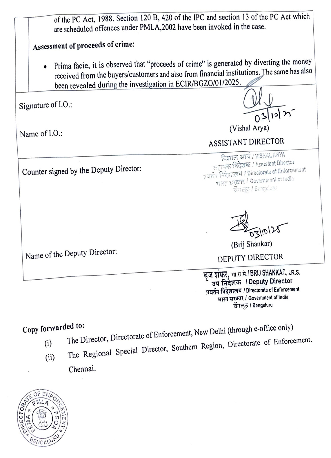 Exhibit reproduced from the original judgment