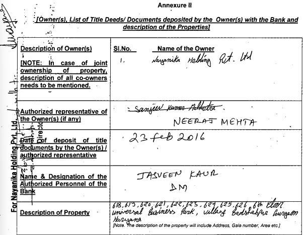 Exhibit reproduced from the original judgment