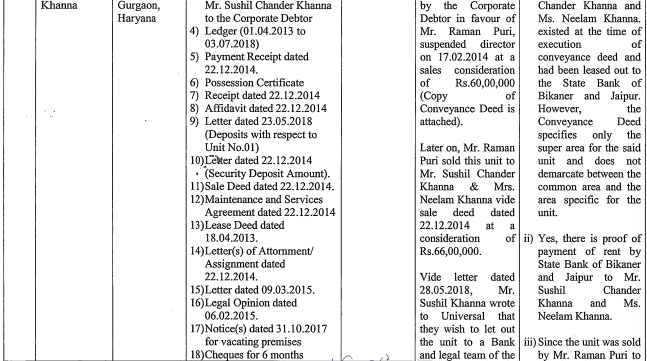 Exhibit reproduced from the original judgment