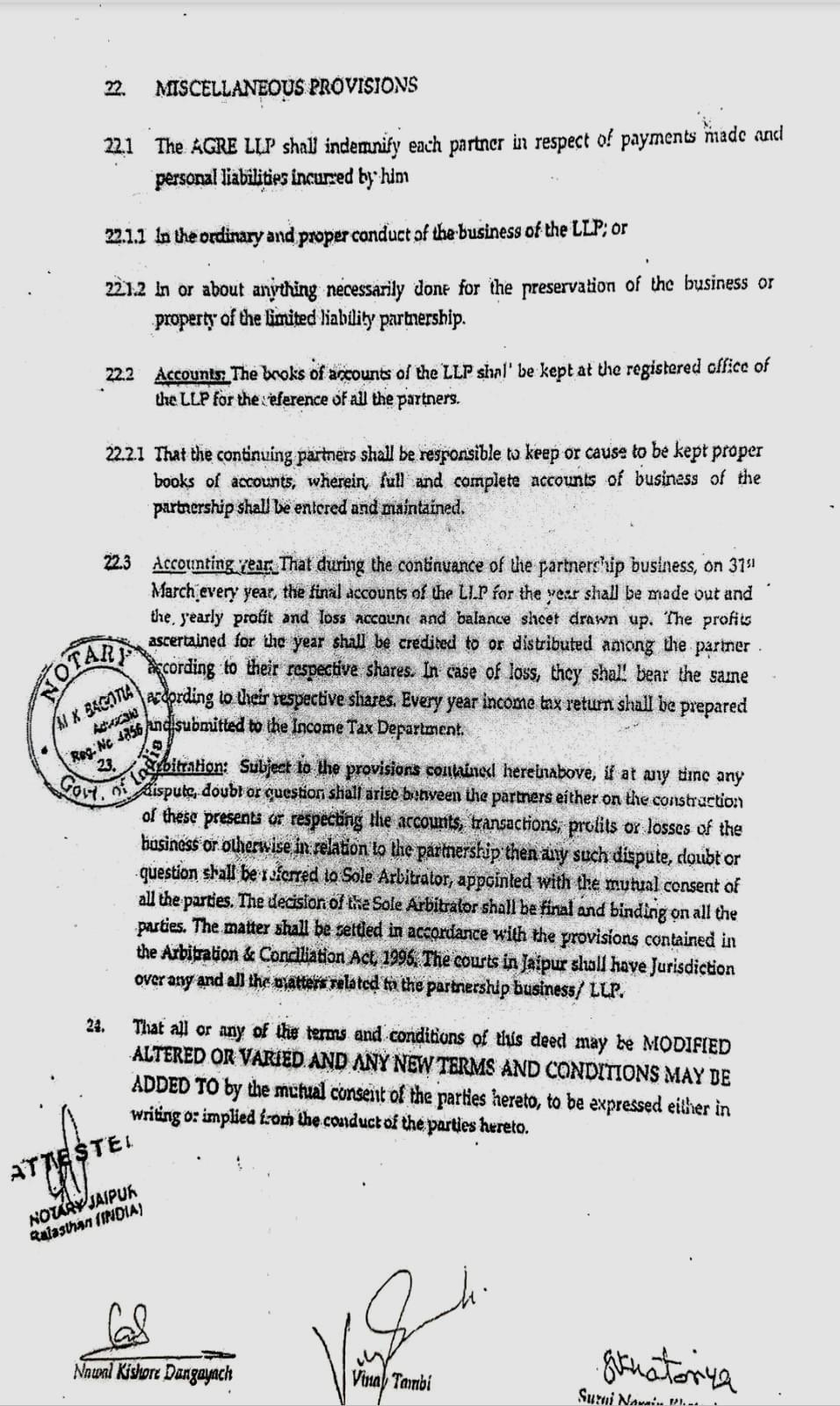 Exhibit reproduced from the original judgment