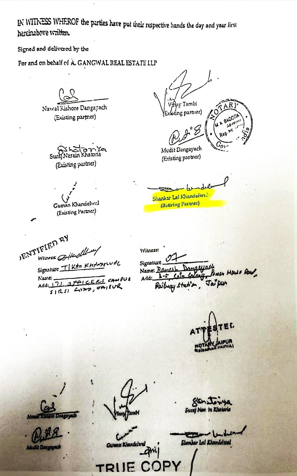 Exhibit reproduced from the original judgment
