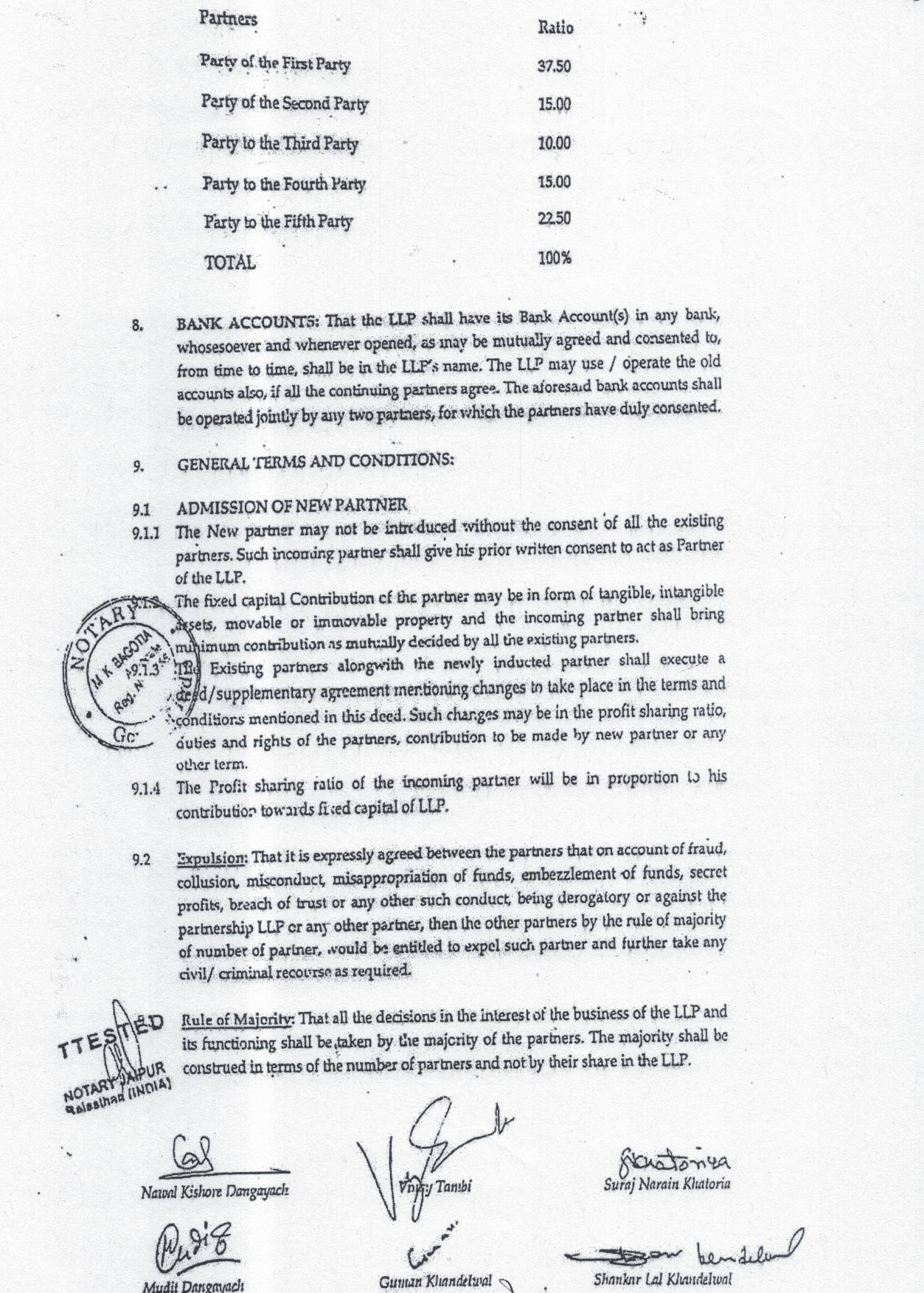 Exhibit reproduced from the original judgment