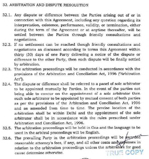Exhibit reproduced from the original judgment