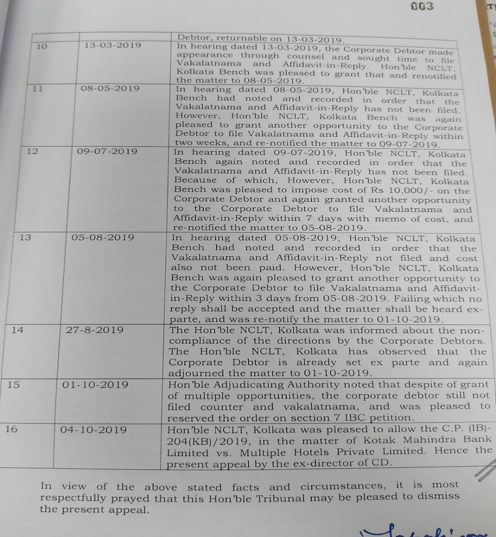 Exhibit reproduced from the original judgment