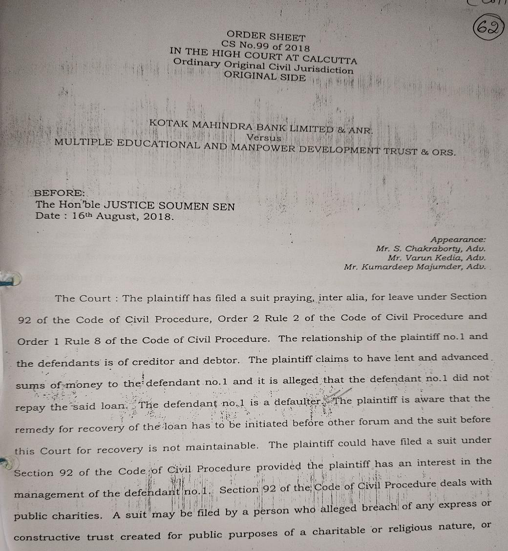 Exhibit reproduced from the original judgment