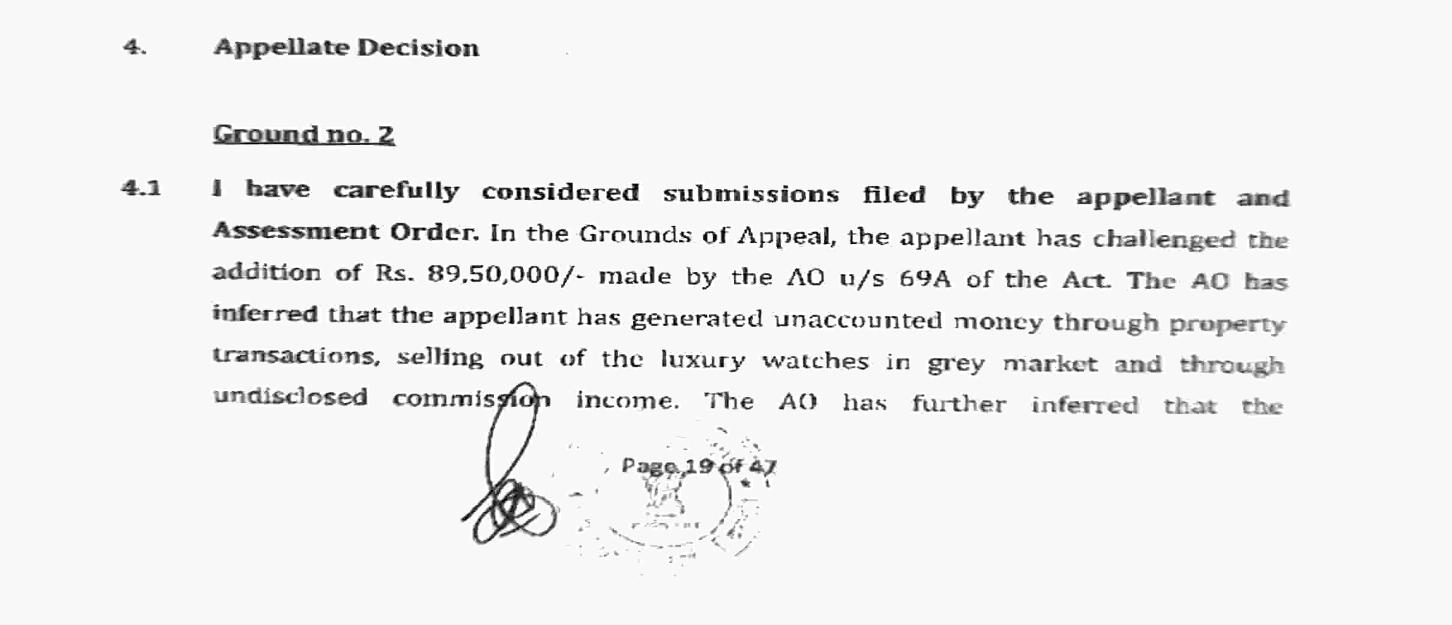 Exhibit reproduced from the original judgment