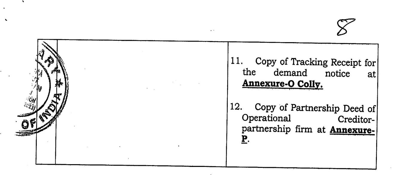 Exhibit reproduced from the original judgment