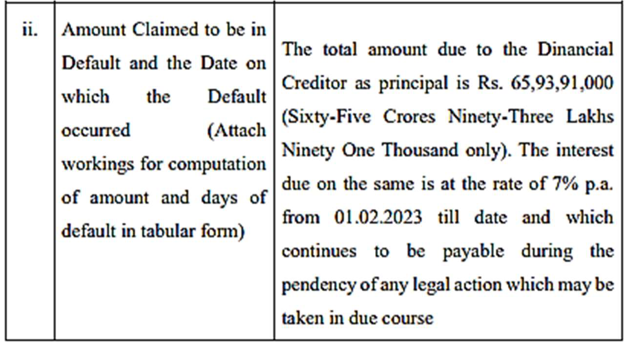 Exhibit reproduced from the original judgment