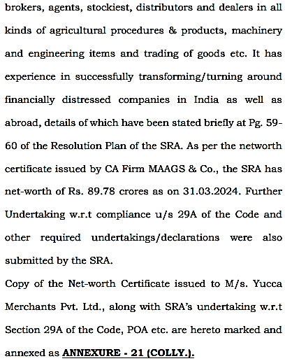 Exhibit reproduced from the original judgment