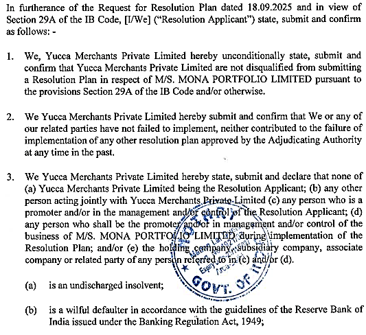Exhibit reproduced from the original judgment