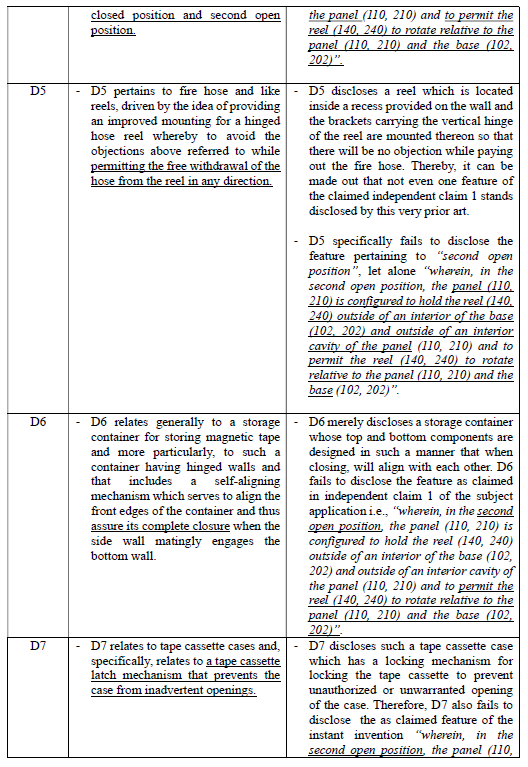 Exhibit reproduced from the original judgment