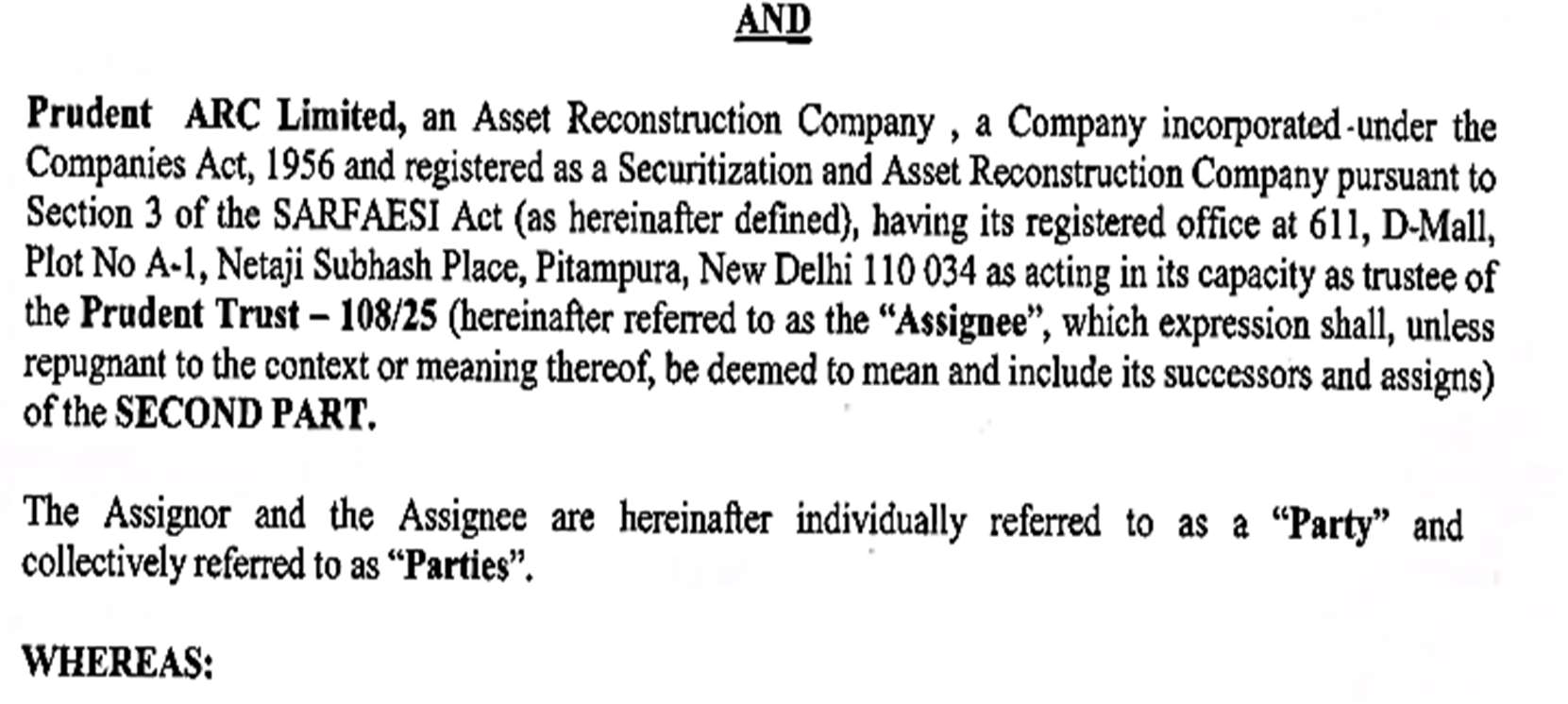 Exhibit reproduced from the original judgment