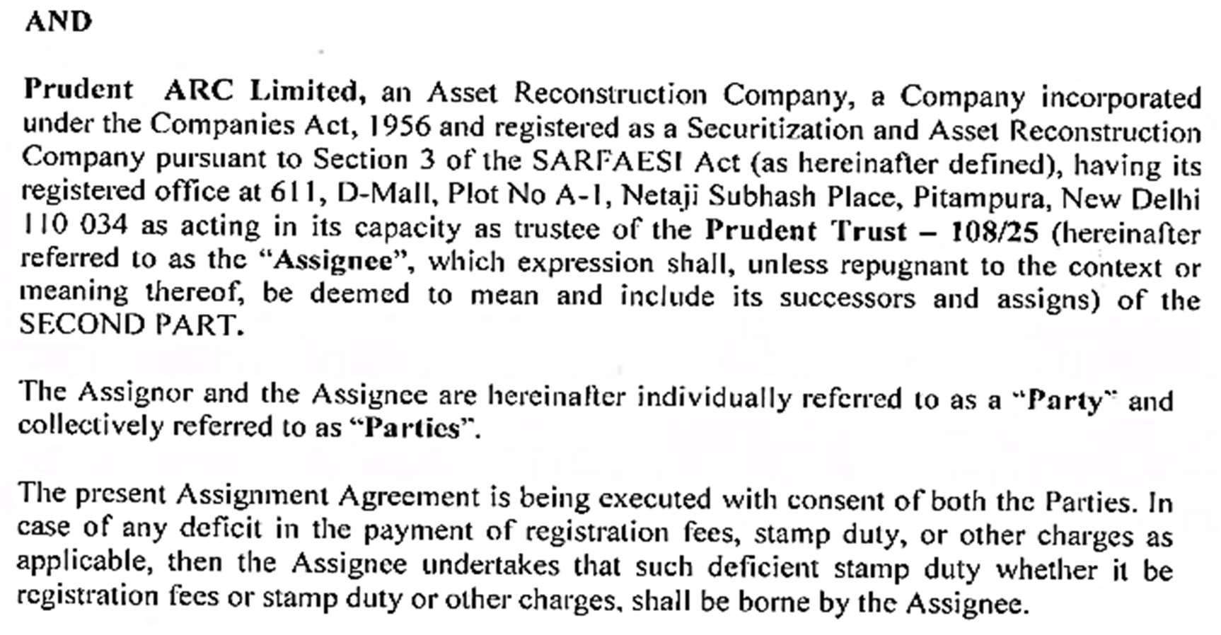 Exhibit reproduced from the original judgment
