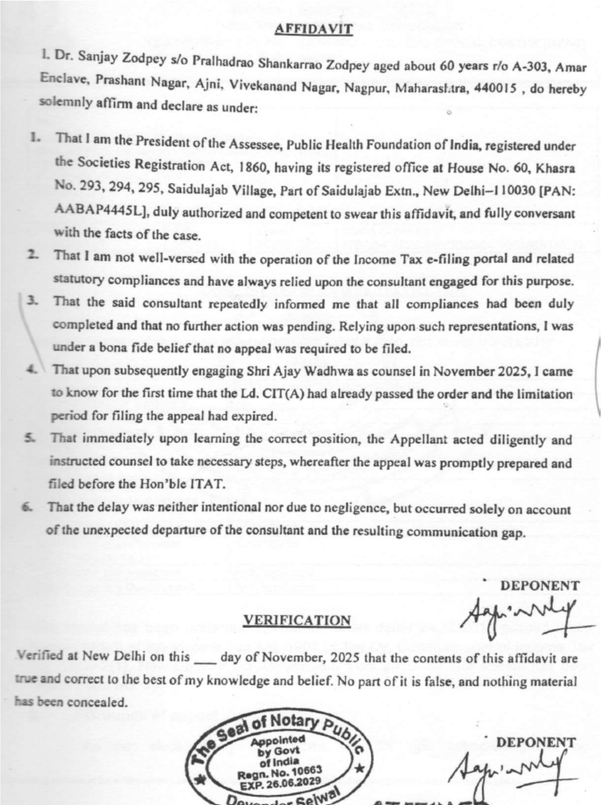 Exhibit reproduced from the original judgment