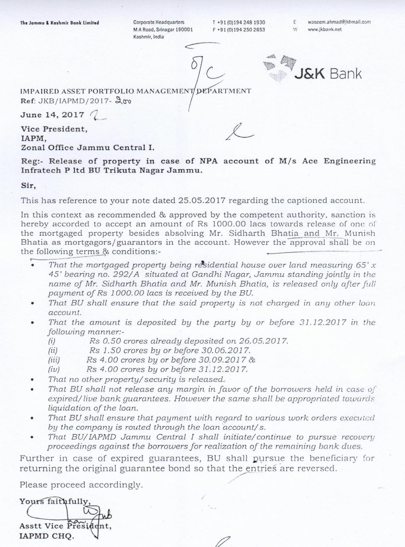 Exhibit reproduced from the original judgment