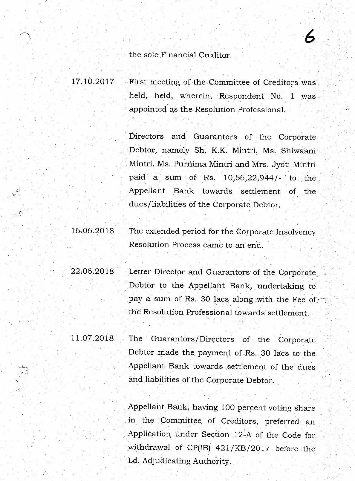 Exhibit reproduced from the original judgment