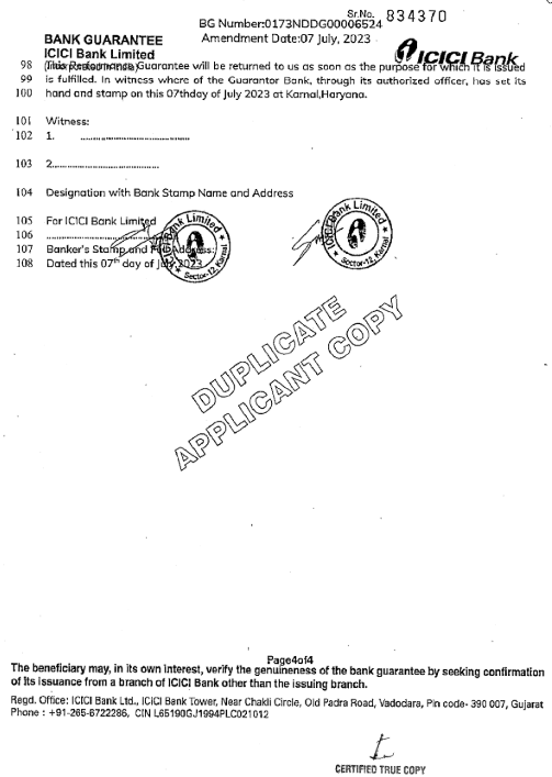 Exhibit reproduced from the original judgment