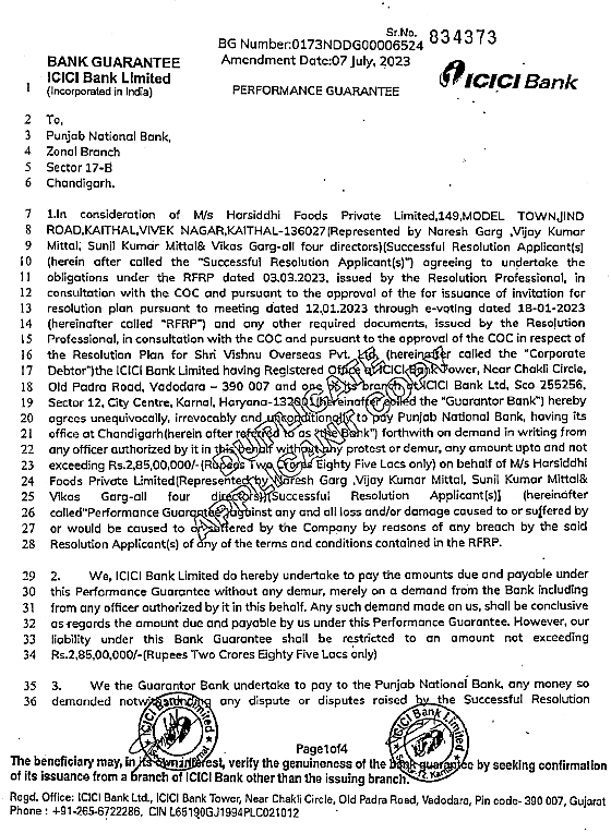 Exhibit reproduced from the original judgment