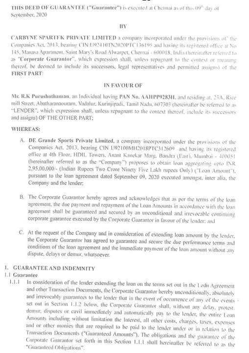 Exhibit reproduced from the original judgment