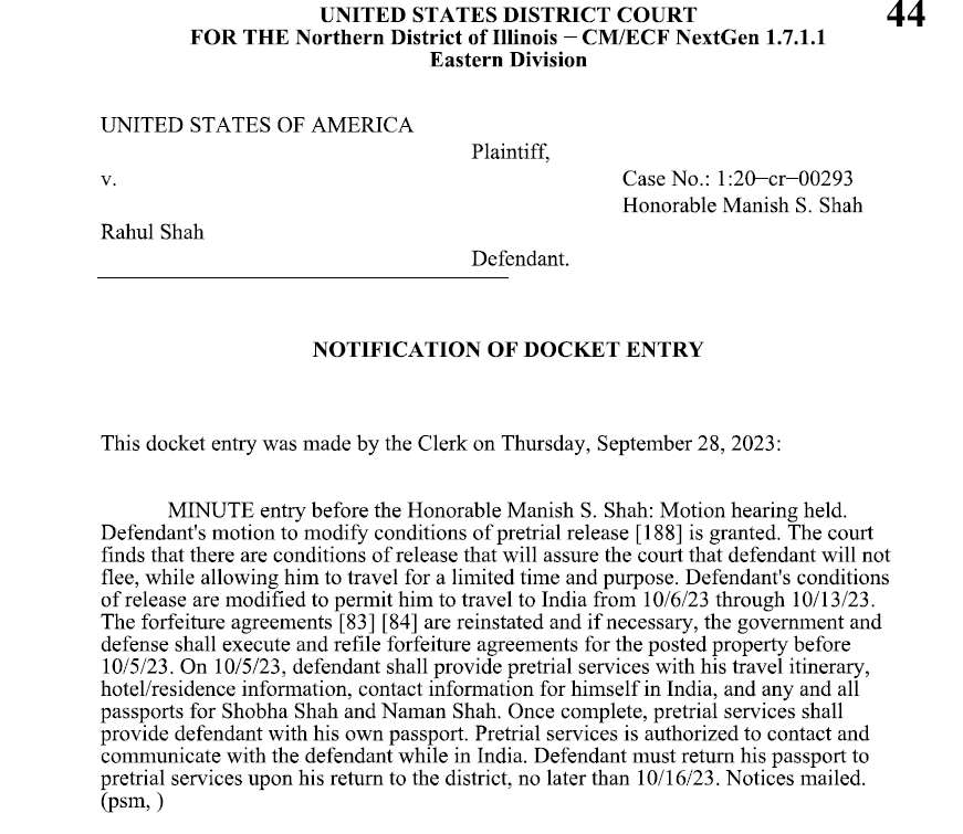 Exhibit reproduced from the original judgment