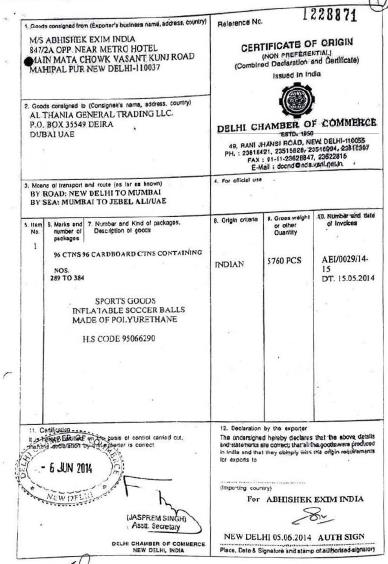 Exhibit reproduced from the original judgment