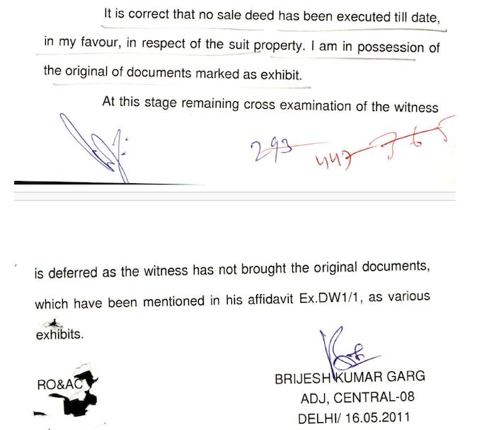 Exhibit reproduced from the original judgment