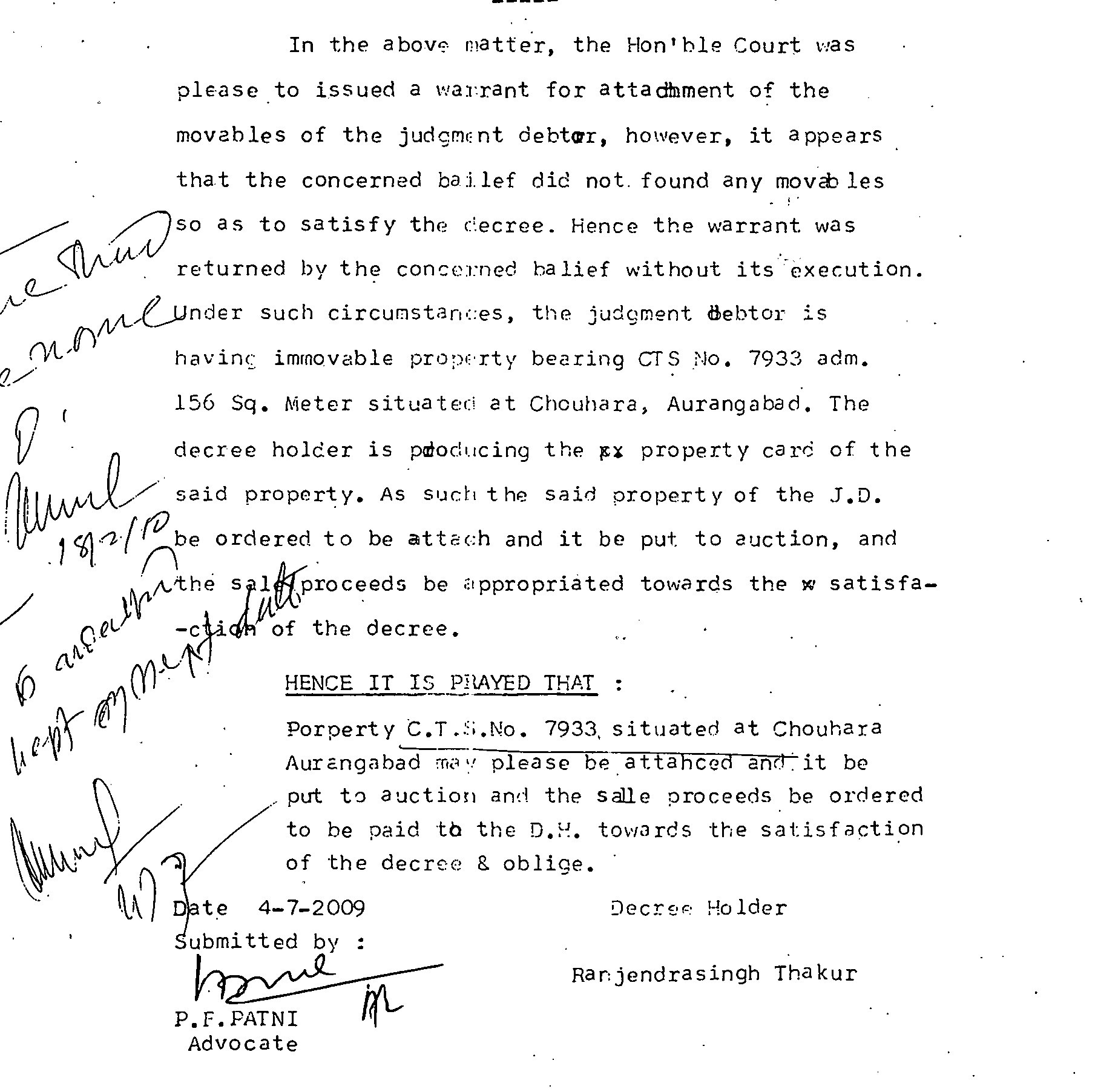 Exhibit reproduced from the original judgment