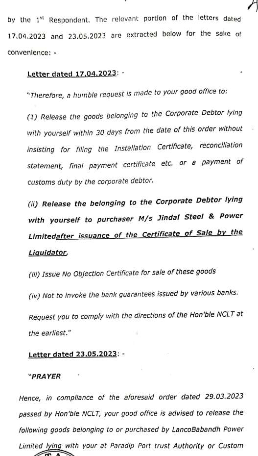 Exhibit reproduced from the original judgment