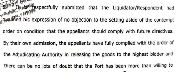 Exhibit reproduced from the original judgment