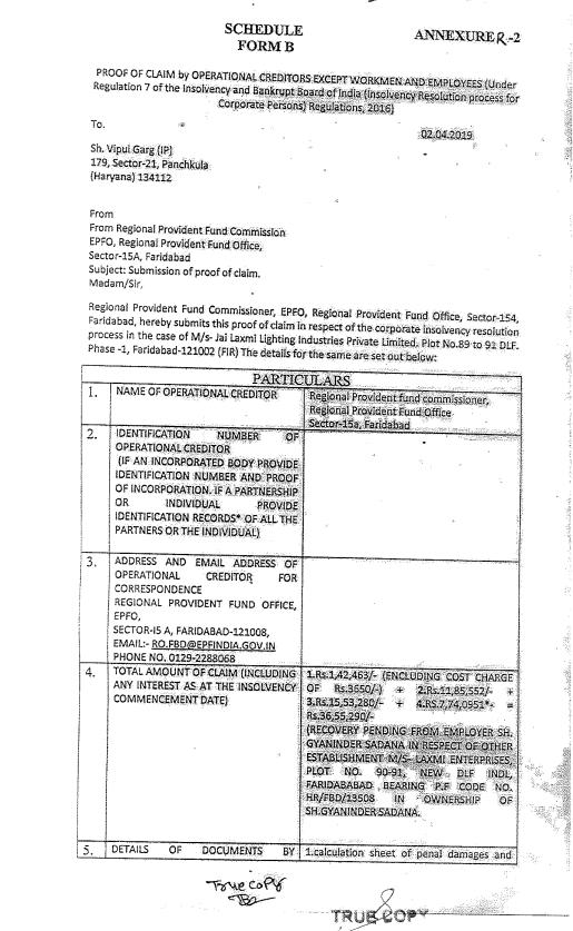 Exhibit reproduced from the original judgment