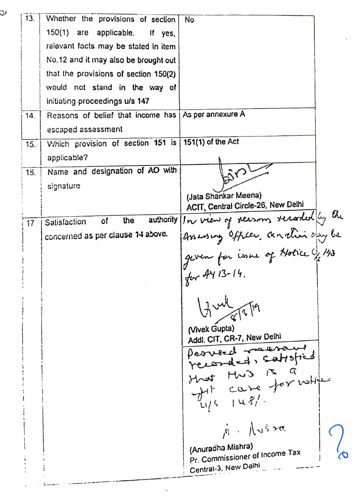 Exhibit reproduced from the original judgment