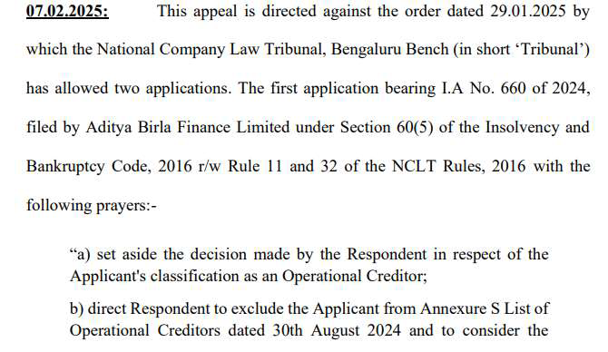 Exhibit reproduced from the original judgment