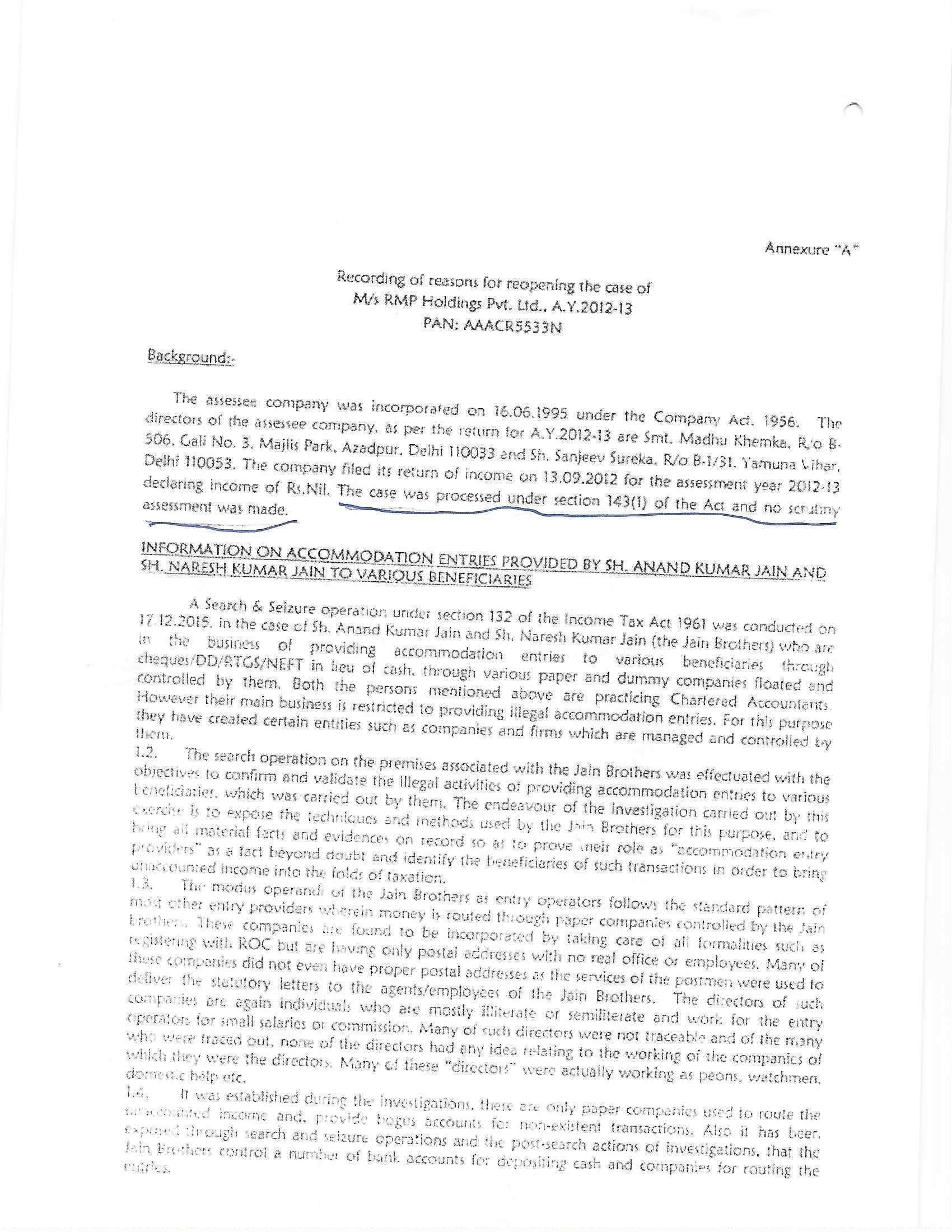 Exhibit reproduced from the original judgment