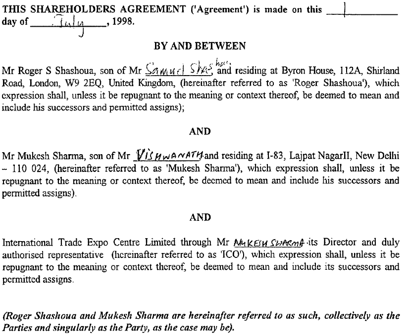 Exhibit reproduced from the original judgment