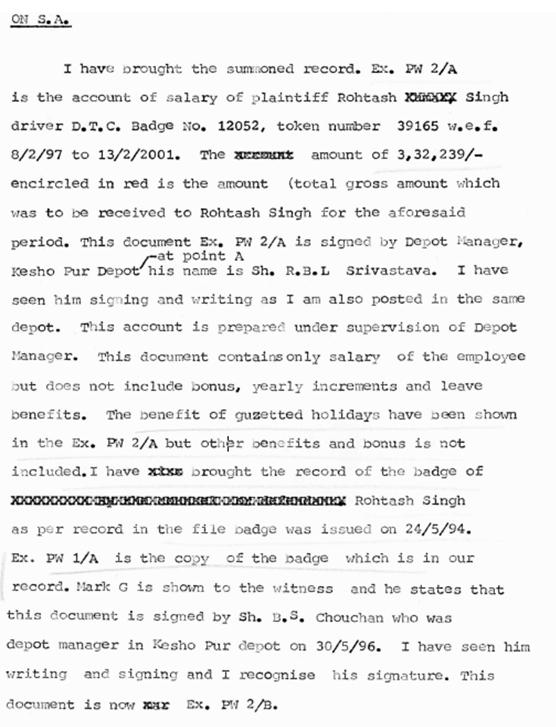 Exhibit reproduced from the original judgment