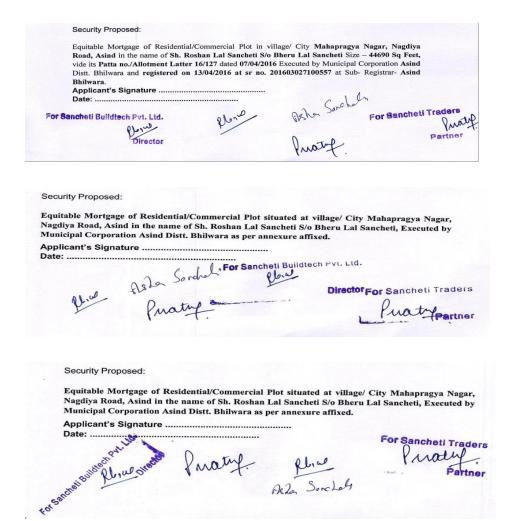 Exhibit reproduced from the original judgment