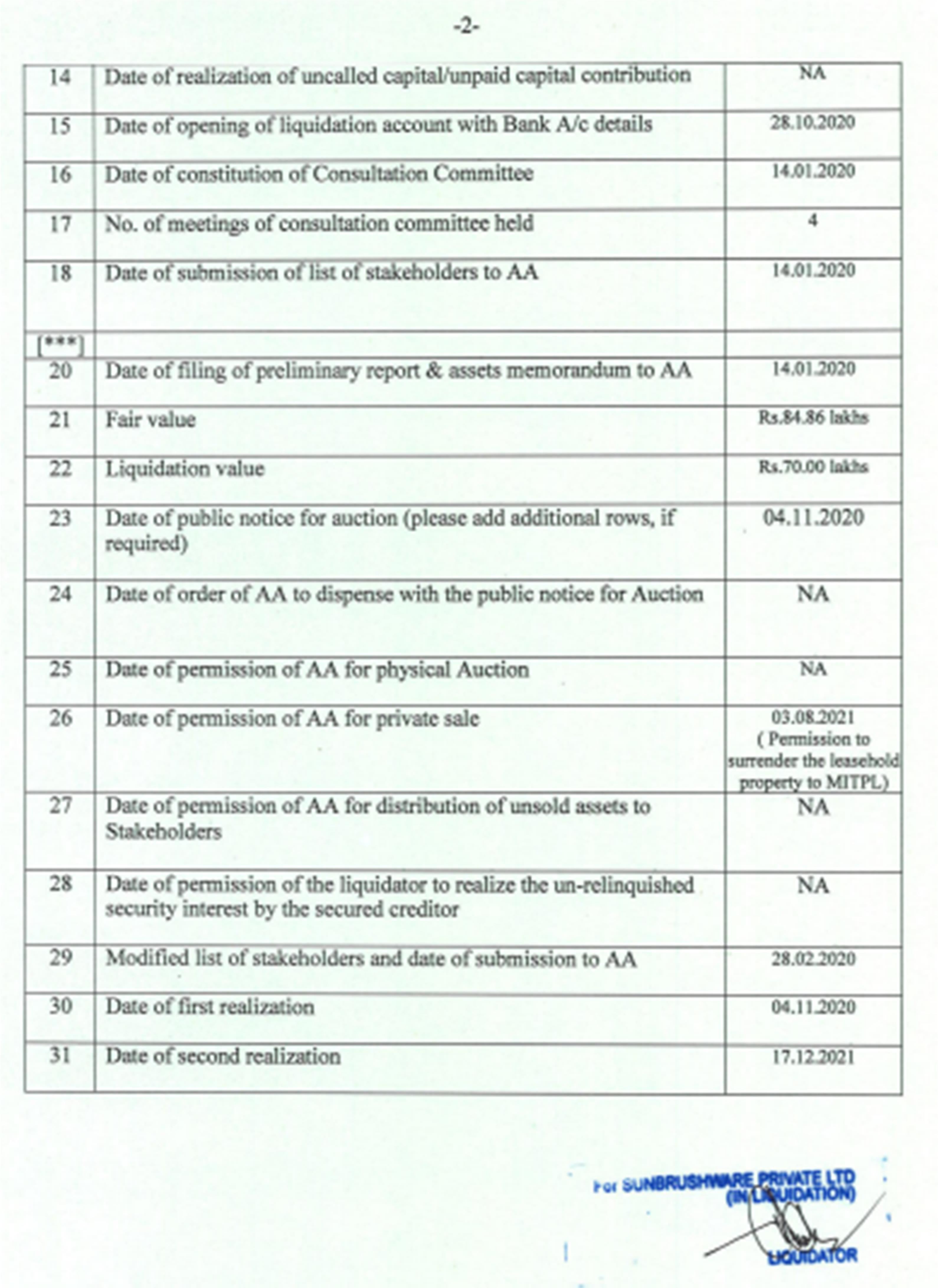 Exhibit reproduced from the original judgment