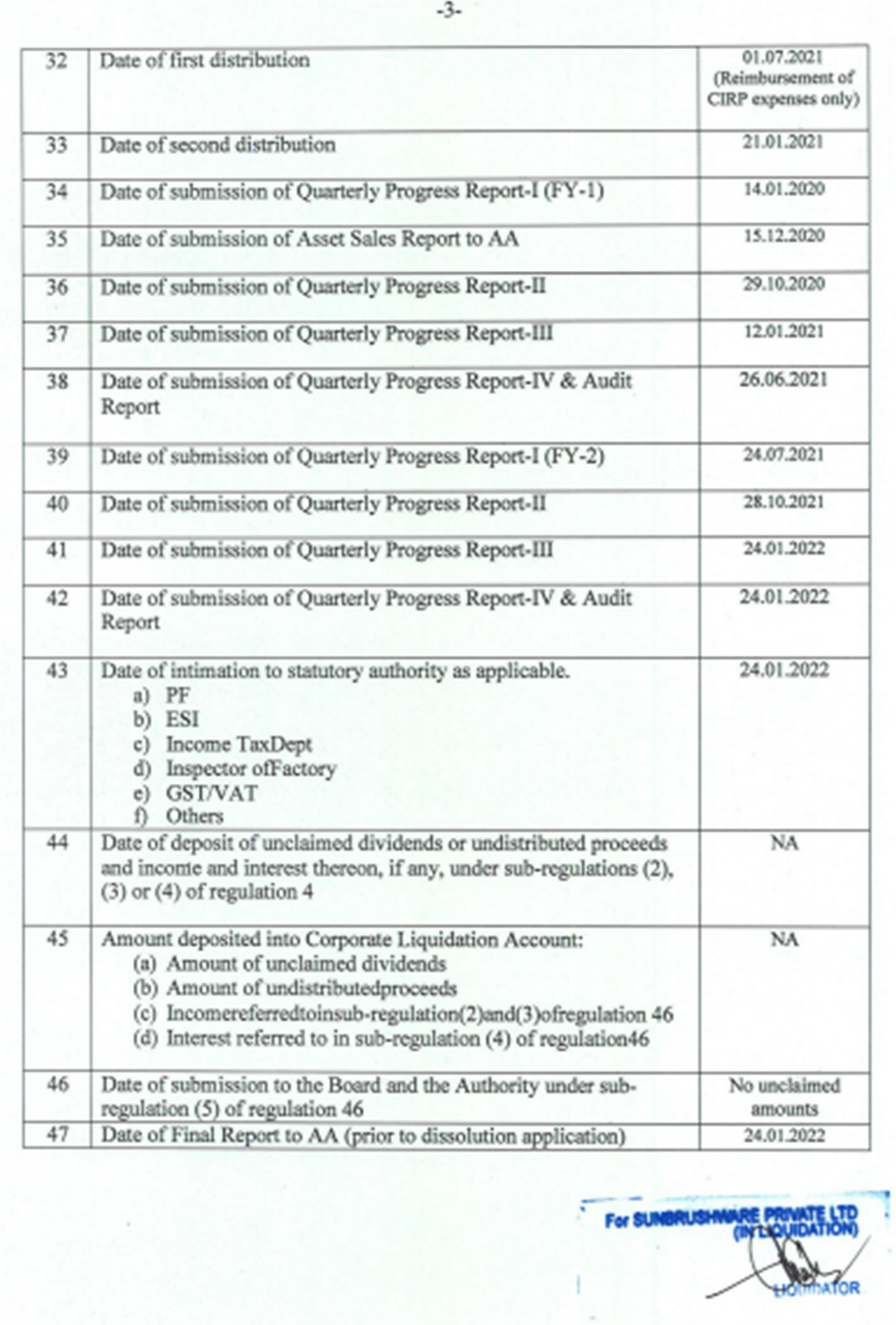 Exhibit reproduced from the original judgment