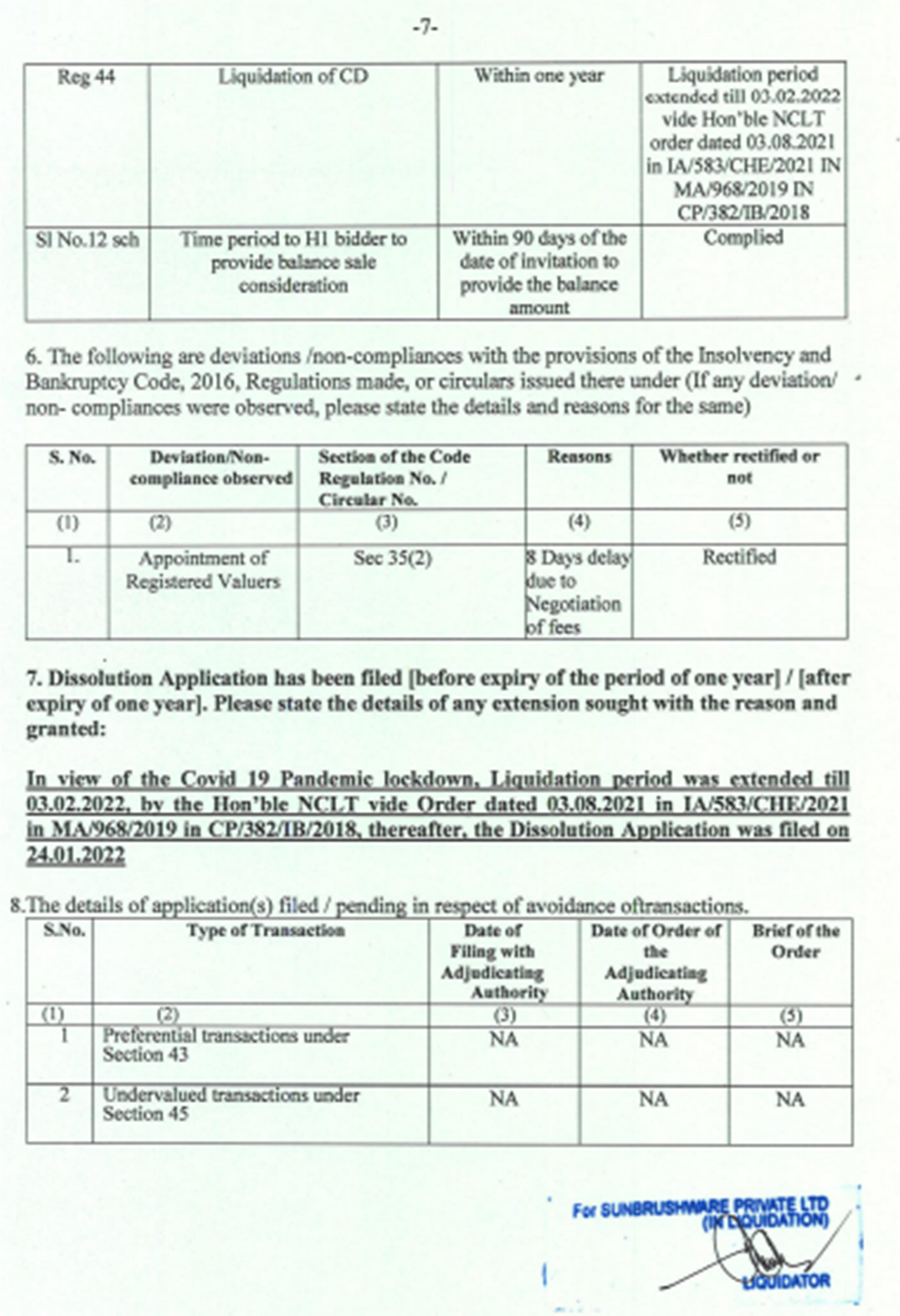 Exhibit reproduced from the original judgment