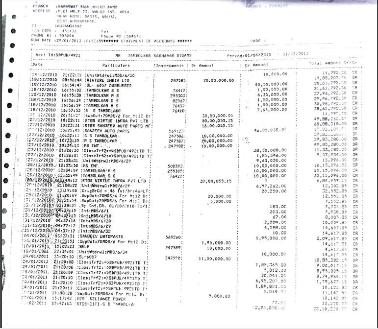Exhibit reproduced from the original judgment